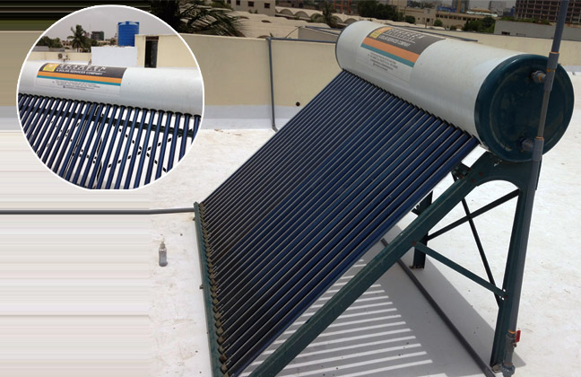 Shaheen Enterprise | Pre-Heated Solar Geyser Client Installation Project