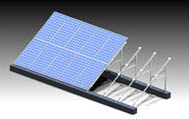 flat rooftop solar mounting solar panel racks